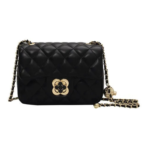 Carksky PU Shoulder Bag Crossbody Bag Women's Black/White