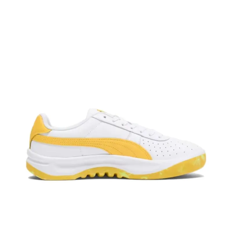 PUMA PLAY LOUD Slip Resistant Breathable Low Top Casual Shoes Unisex White Yellow-1
