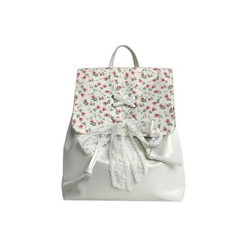 Bywhich PU Backpack Regular Women's Milk White