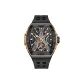 Black Case Black Dial Black Rubber Strap-Model Car Box (Random Model Car)