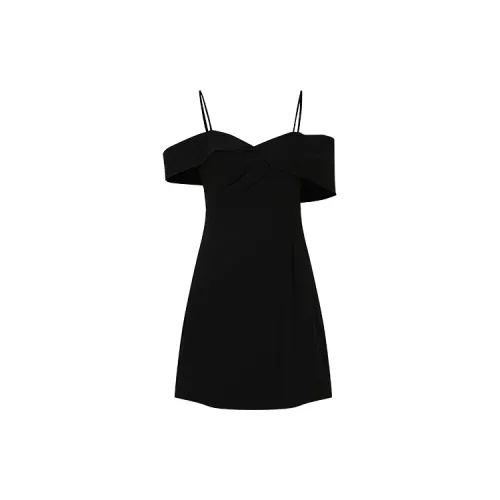 URBAN REVIVO Sleeveless Dresses Women's Jet Black