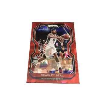 PANINI 20 21 Wizards, Beil, Red Crush Ice, Bradley Beal, Player Card, Card Product Access Sports Cards 1 Pc