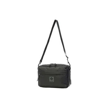 Columbia Nylon Crossbody Bag, Shoulder Bag Unisex Black