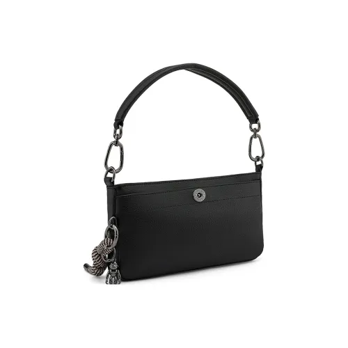 Kipling Shoulder Bags Black Leather