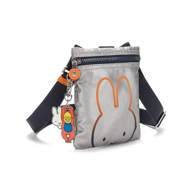 Kipling Polyamide Crossbody Bag, Shoulder Bag Regular Unisex Silver Base Gradient-1