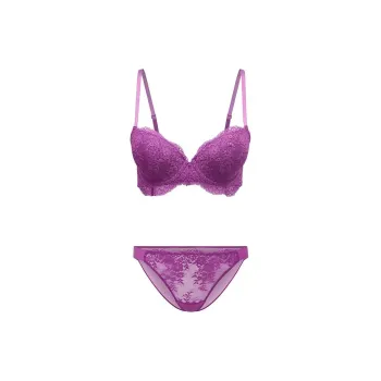 Victoria's Secret Olisa Push-Up Bra And Panty Set In / C O Underwear Set Women's Calla Orchid