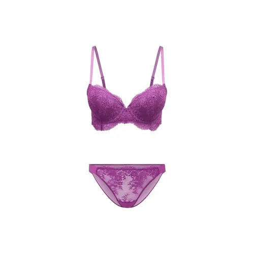 Victoria's Secret Olisa Push-Up Bra And Panty Set In / C O Underwear Set Women's Calla Orchid