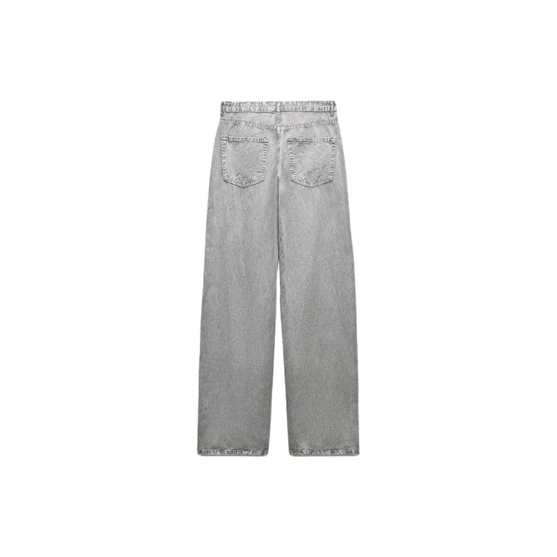 ZARA Trf Jeans Women's Gray-1