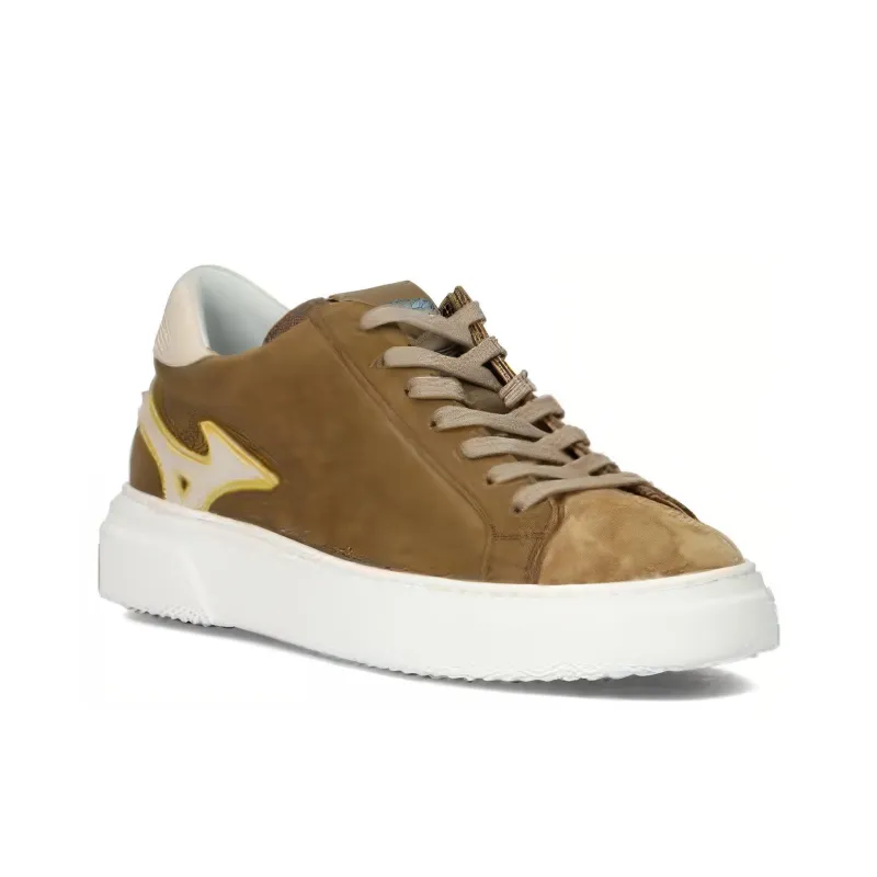 Mizuno Frau Anti-Slip And Wear-Resistant Lightweight Low-Top Casual Shoes Men's Light Brown-1