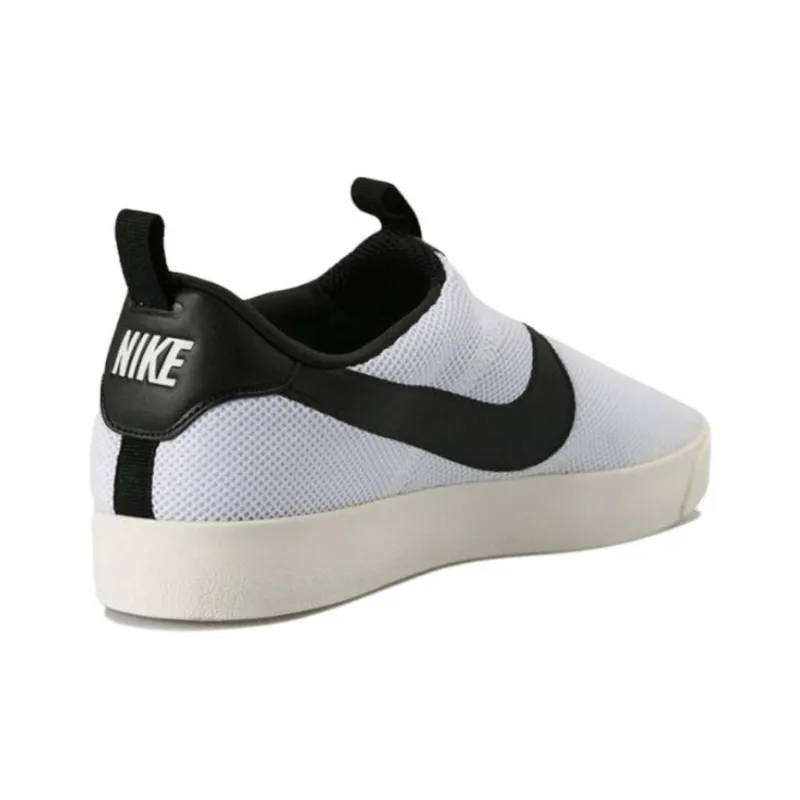 Nike Court Royale Anti-Slip Wear-Resistant Low-Top Casual Running Shoes Unisex Black White-3