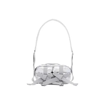SIMONE ROCHA Polyester With Thermoplastic Polyurethane TPU Bonding Shoulder Bag Crossbody Bag Women's Silver
