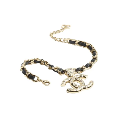 CHANEL Sheepskin Necklaces Women's Multicolor