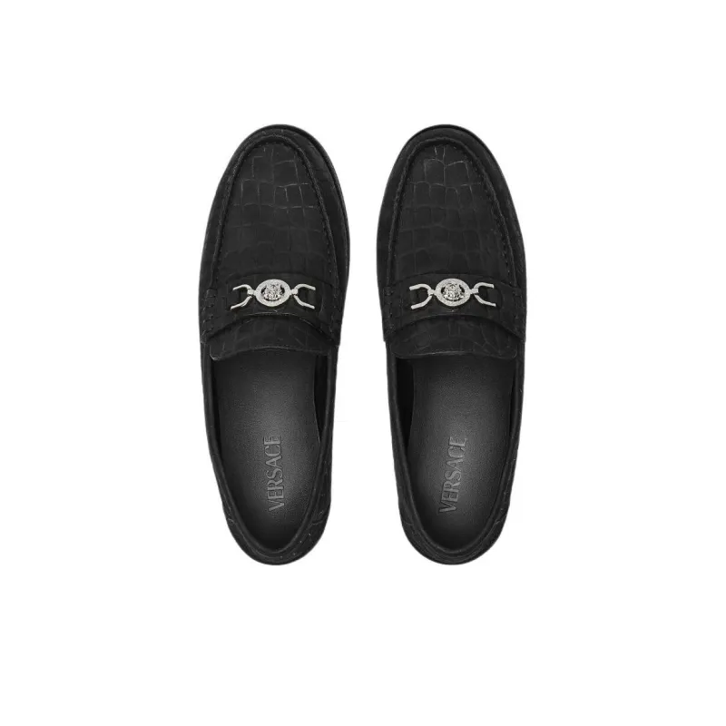 VERSACE Medusa '95 Loafers Men's Black-3