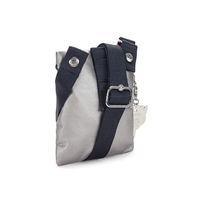 Kipling Polyamide Crossbody Bag, Shoulder Bag Regular Unisex Silver Base Gradient-2