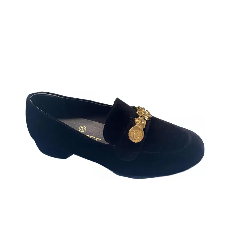 CHANEL Loafers Women's Black-1