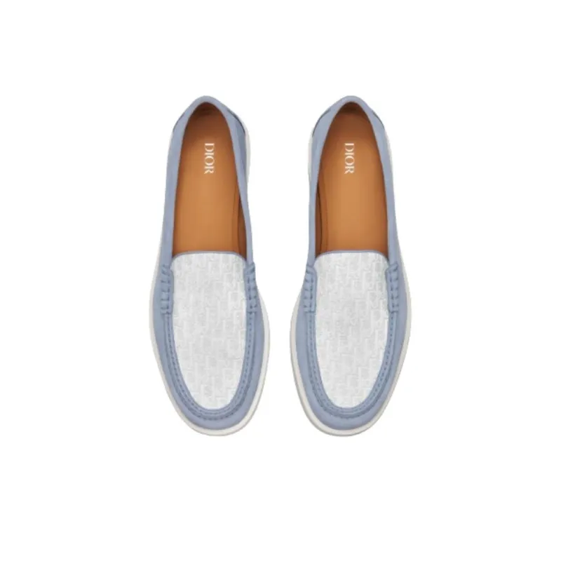 DIOR Granville Loafers Men's Blue-3