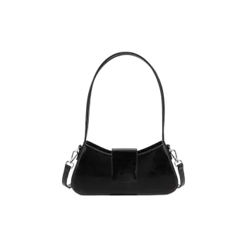 Carksky PU Shoulder Bag Women's Black