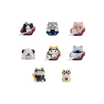 MegaHouse MEGA CAT PROJECT Naruto Shippuden The Ninja Cats Shippuden Chibi Figures