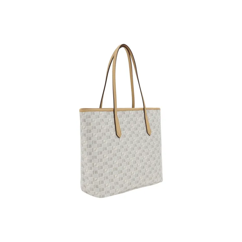 MOREAU Leather Tote Bag Shopping Bag Shoulder Bag Handbag Women's Beige-2