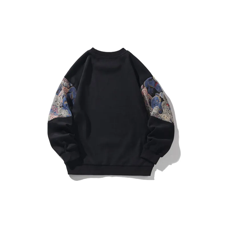 GOOSELIAR Loose Fit Crew Neck Top Sweatshirt Unisex-1