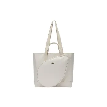 LACOSTE Fabric One Shoulder Handbag Regular Unisex Greige