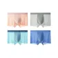 Aqua Blue+Light Gray Blue+Pink+White Gray