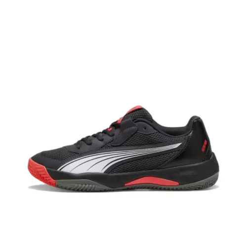 PUMA Nova Tennis Shoes Unisex Low-Top Black