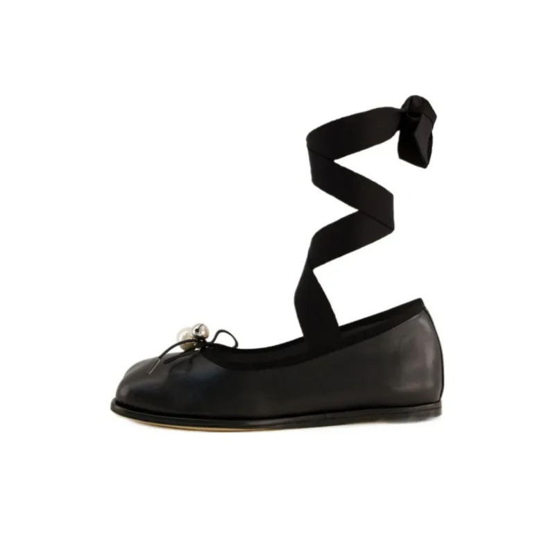 SIMONE ROCHA Heart Toe Casual Single Shoes Women's Black-0