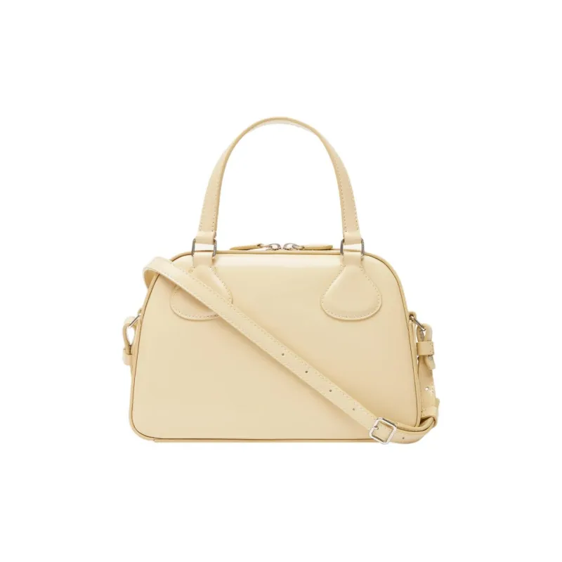 COURREGES Leather Shoulder Bag Crossbody Bag Handbag Women's Soft Butter-2