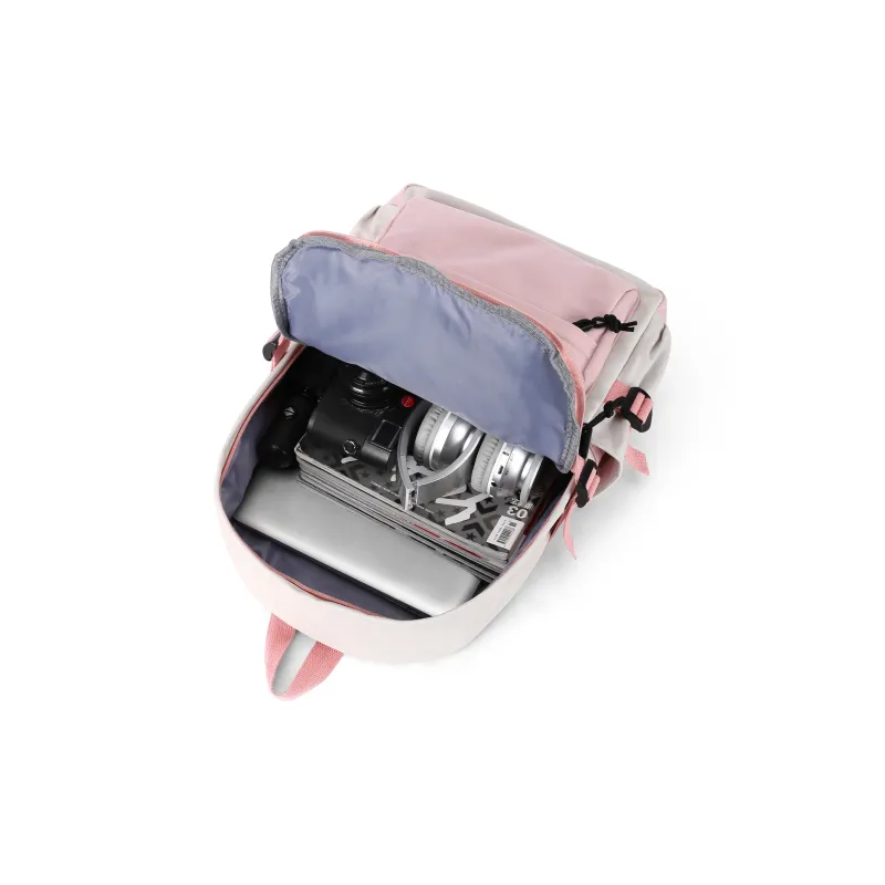 JEANSWEST Fabric Backpack Laptop Bag Regular Unisex Multicolor-28