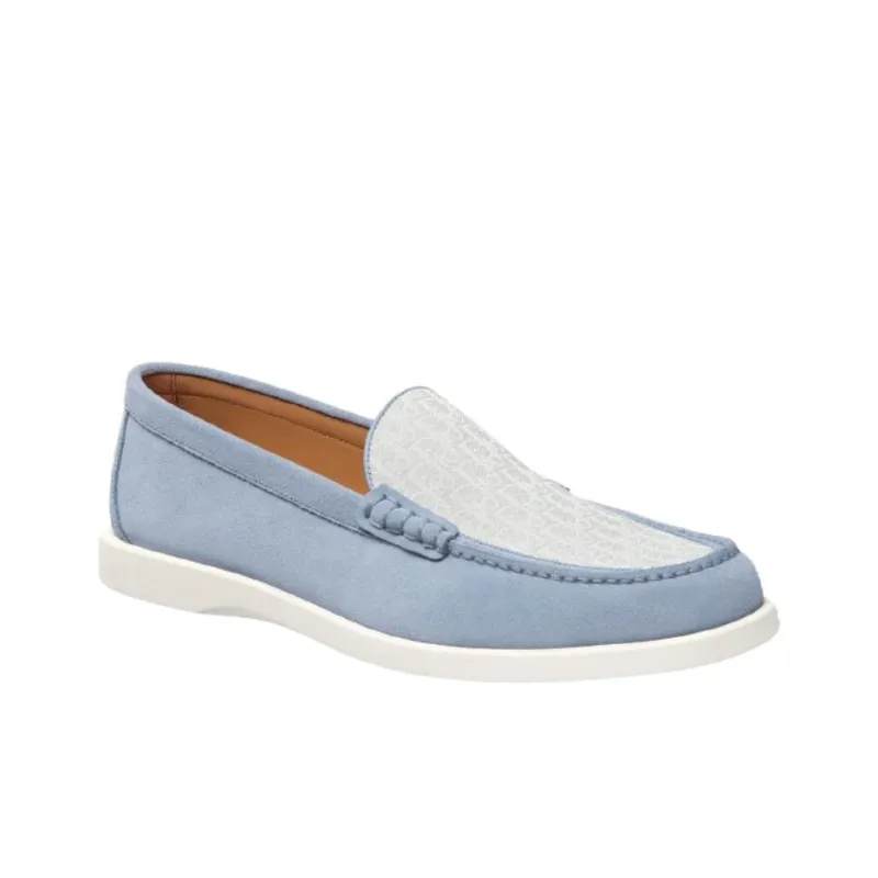 DIOR Granville Loafers Men's Blue-2