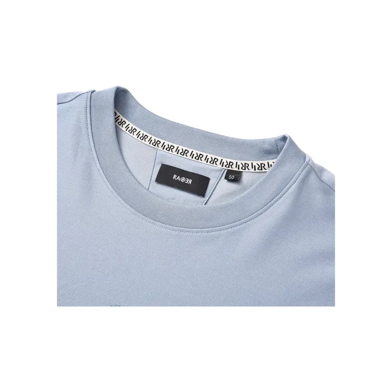RARE Long Sleeved T Shirts Men's Blue-3