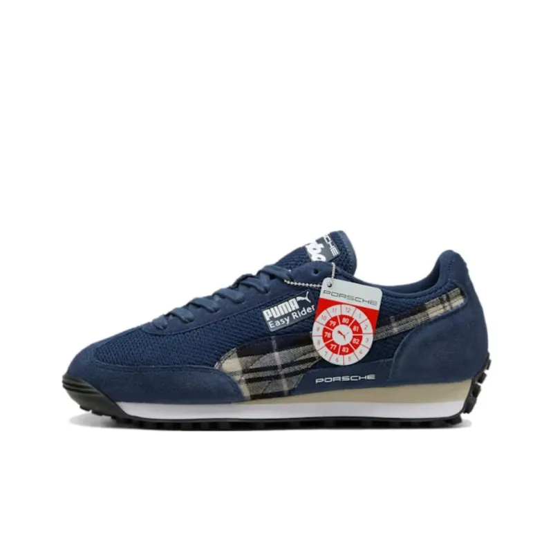 PUMA Porsche Legacy Anti Slip Wear Resistant Low Top Training Shoes Unisex Blue-0