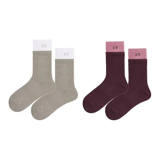 Ubras Mid Calf Socks Women's 2 Pack-7