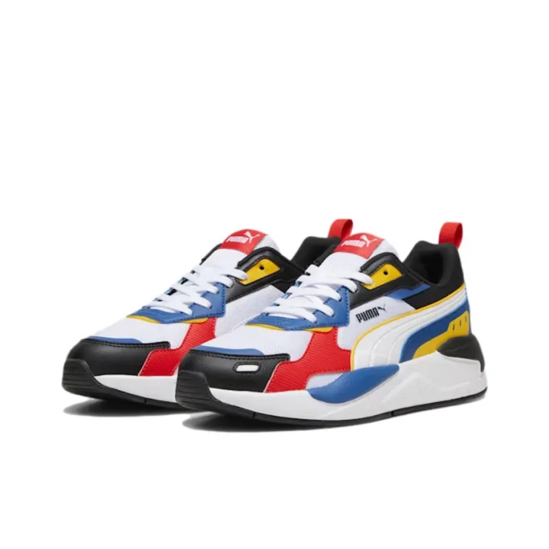 PUMA X RAY Anti Slip Wear Resistant Low Top Casual Shoes Unisex Red Black-2