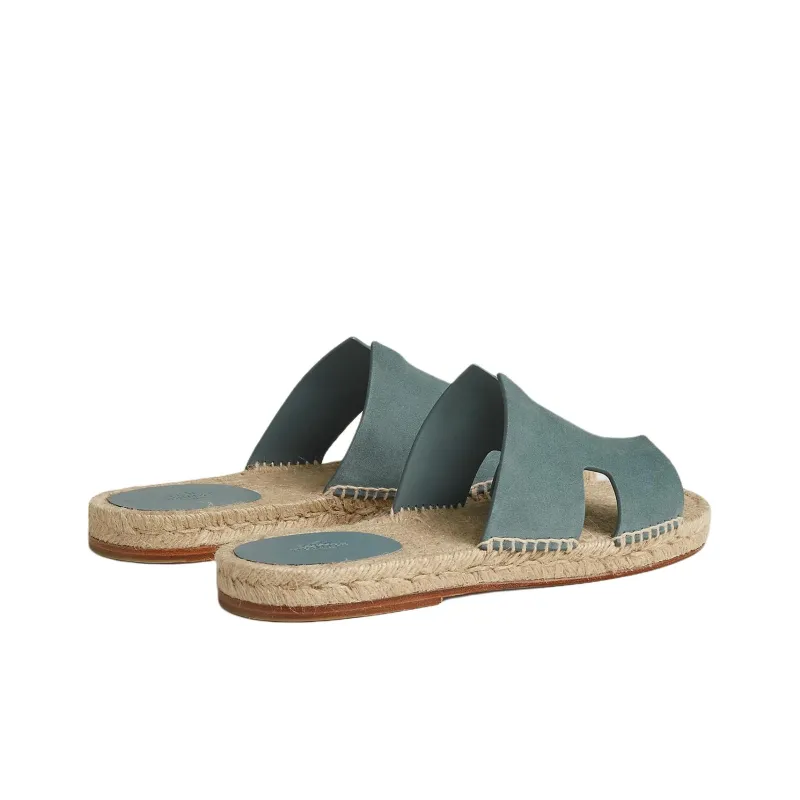 HERMES Antigua Slide Slippers Women's Antarctic Gray-3