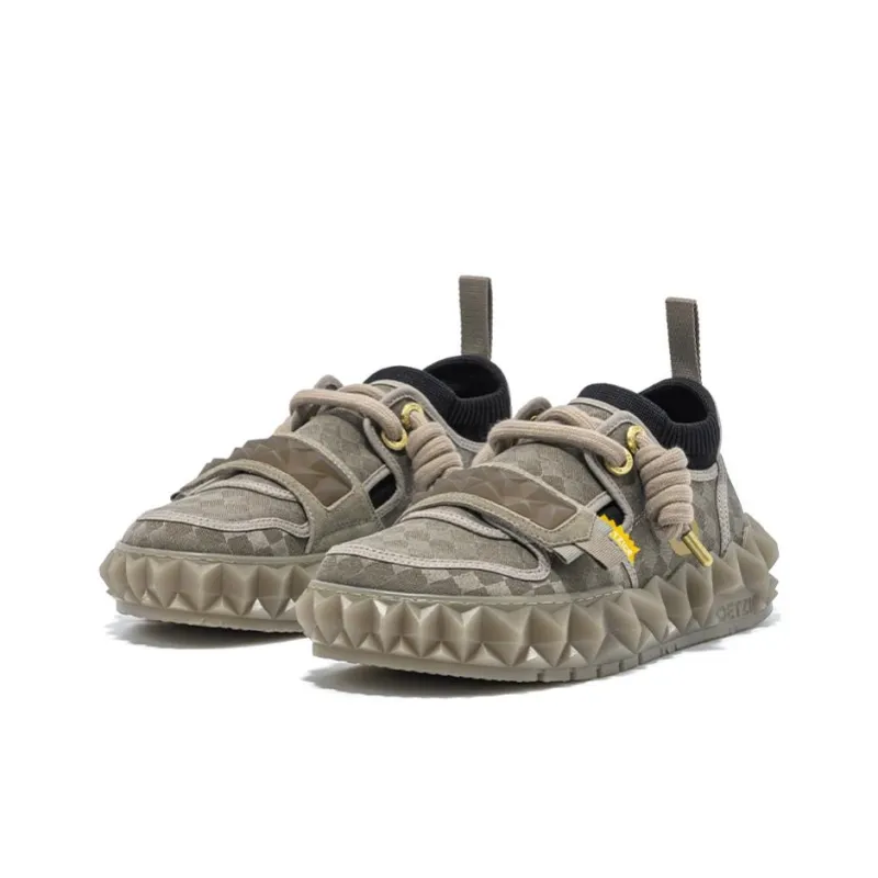 OETZI Ice Mountain Series 11 Low Top Casual Shoes Men's Gray-1