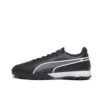 PUMA King Pro Anti Slip Wear Resistant Soccer Shoes Unisex Black White