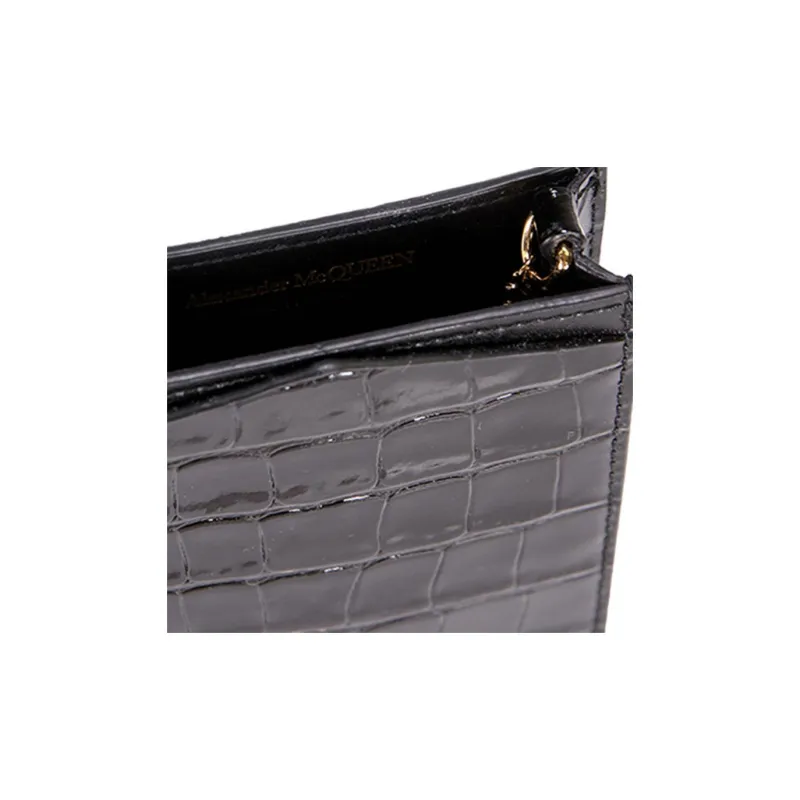 Alexander McQueen Skull Embossed Phone Pouch-4