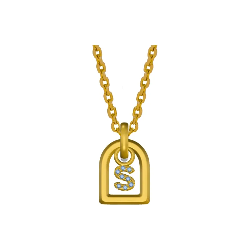 NEVERFAR S925 Silver Thick 18K Gold Plated Necklaces Women's-18