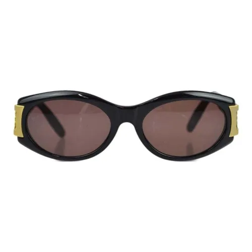 FENDI Pre-Owned 1990-2000s FF Oval-frame Sunglasses