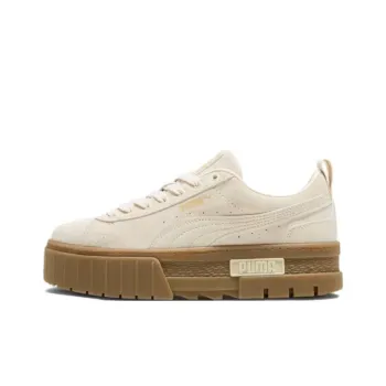 PUMA Mayze Anti Slip Wear Resistant Low Top Casual Shoes Women's Ecru