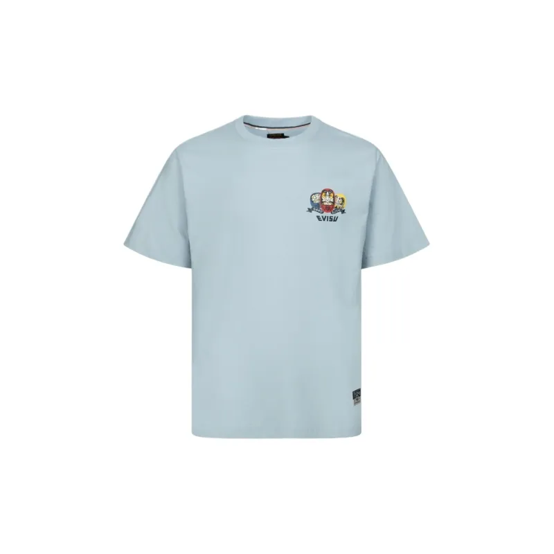 EVISU Daruma-print Cotton T-shirt-1