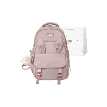 CORE BIRD Nylon Backpack Women's Pink/Purple/Blue/Orange/Black
