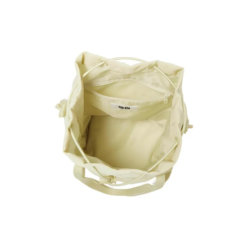 UNIQLO Polyamide Bucket Bag, Shoulder Bag, Crossbody Bag Regular Unisex Light Beige-3