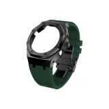 Black Case Black Bezel Green Strap