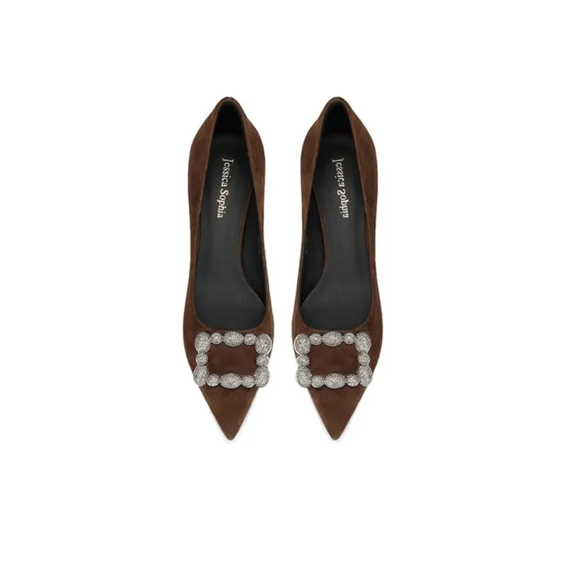 JESSICA SOPHIA Casual Single Shoes 4cm Women's-4