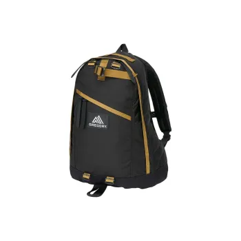 GREGORY Nylon Backpack Regular Unisex Black & Yellow