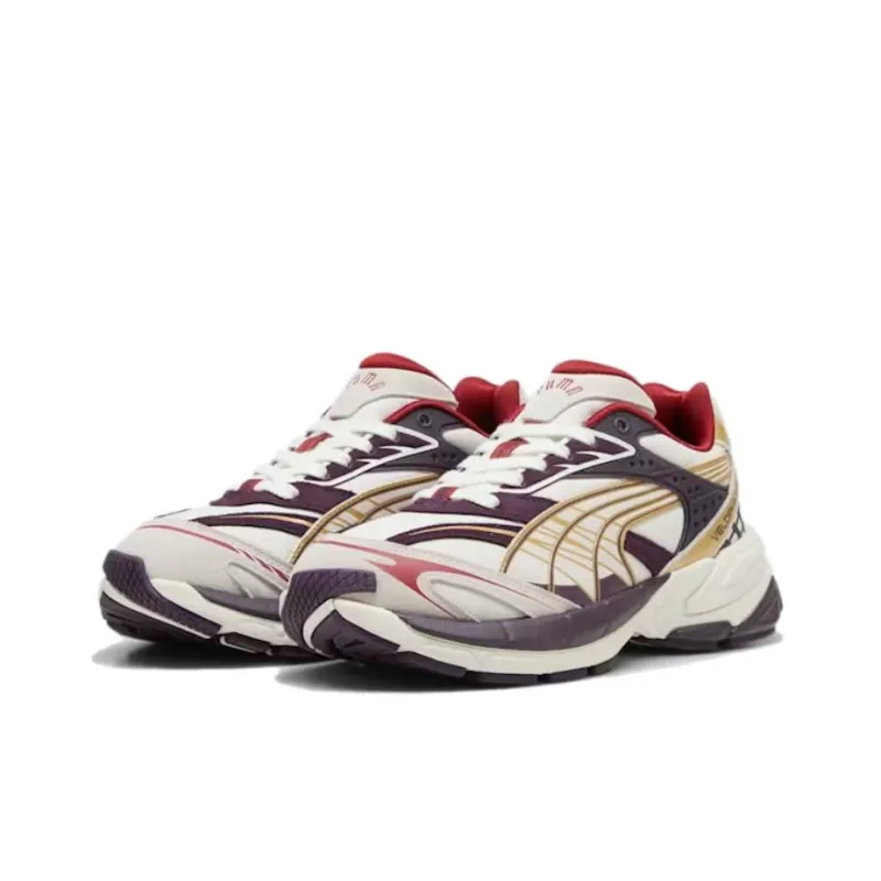 PUMA PLAY LOUD Slip Resistant Low Top Casual Shoes Unisex Beige Brown-2