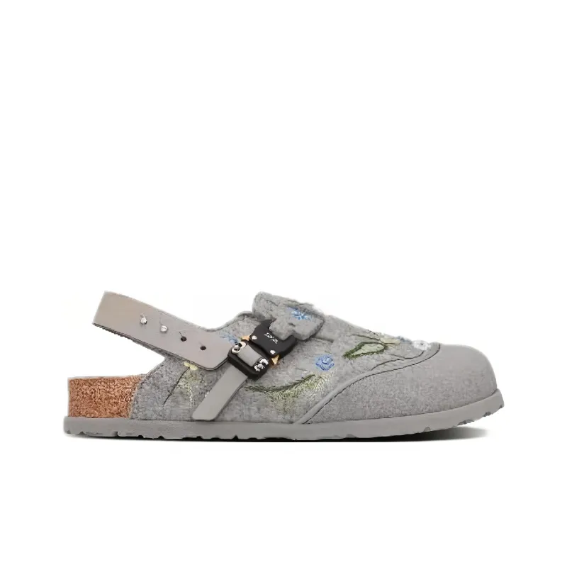 DIOR By Birkenstock Mule Tokio Felted Wool Flowers-1